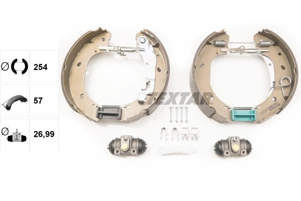 Set saboti frana Textar 84060900