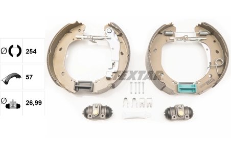 Set saboti frana Textar 84060900