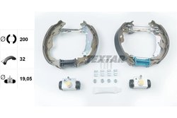 Set saboti frana Textar 84064500