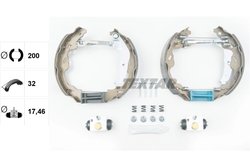 SET SABOTI FRANA TEXTAR 84064501 - Compatibil cu CITROEN, PEUGEOT, TOYOTA