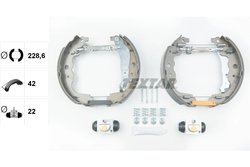 Set saboti frana Textar 84069300