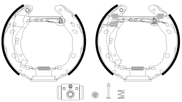 Set saboti frana Textar 84083201