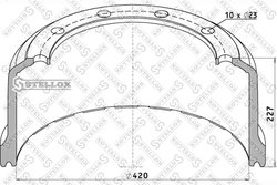 TAMBUR FRANA STELLOX 85-00046-SX - Piesa auto compatibila cu mai multe marci