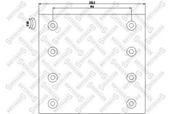 Set garnituri de frictiune frana tambur Stellox 85-01002-SX