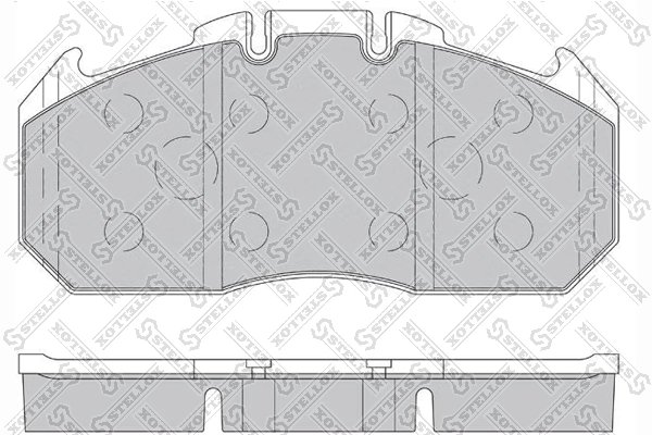 SET PLACUTE FRANA STELLOX 85-01425-SX - Compatibil cu ERF, MAN, RENAULT TRUCKS