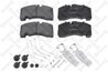 Set placute frana Stellox 85-11444-SX