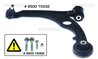 BRAT SUSPENSIE TRISCAN 8500 15532 - Compatibil cu FIAT