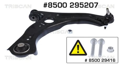 BRAT SUSPENSIE TRISCAN 8500 295207 - Compatibil cu AUDI, SEAT, SKODA, VW