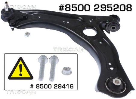 BRAT SUSPENSIE TRISCAN 8500 295208 - Compatibil cu AUDI, SEAT, SKODA, VW