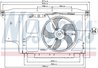VENTILATOR RADIATOR RACIRE NISSENS 85007 - Compatibil cu OPEL, PEUGEOT, VAUXHALL