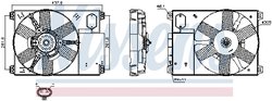 Ventilator radiator racire Nissens 85020