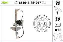Macara geam Valeo 851016