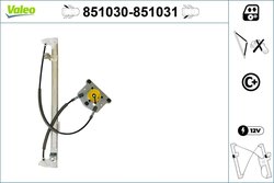 MACARA GEAM VALEO 851030 - Compatibil cu RENAULT