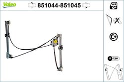 MACARA GEAM VALEO 851044 - Compatibil cu VW