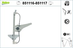 MACARA GEAM VALEO 851116 - Compatibil cu PEUGEOT