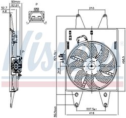 Ventilator radiator racire Nissens 85126