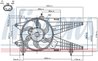 VENTILATOR RADIATOR RACIRE NISSENS 85137 - Compatibil cu FIAT, LANCIA