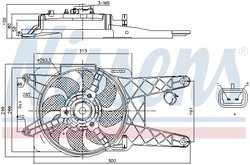 Ventilator radiator racire Nissens 85138