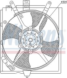 Ventilator radiator racire Nissens 85298