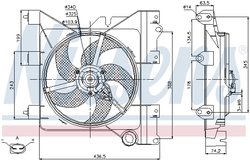Ventilator radiator racire Nissens 85316