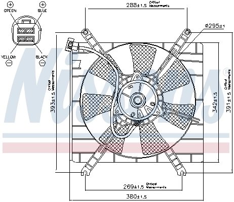 VENTILATOR RADIATOR RACIRE NISSENS 85414 - Compatibil cu SUZUKI