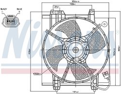 Ventilator radiator racire Nissens 85494