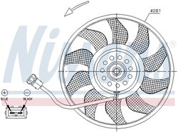 Ventilator radiator racire Nissens 85618