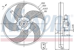 Ventilator radiator racire Nissens 85668