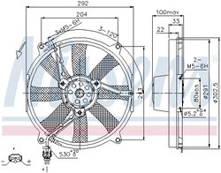 Ventilator radiator racire Nissens 85702