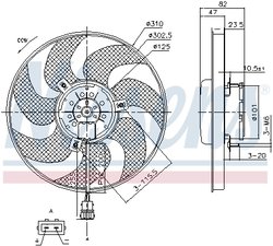 Ventilator radiator racire Nissens 85761