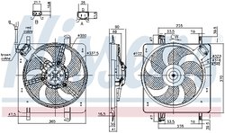 VENTILATOR RADIATOR RACIRE NISSENS 85835 - Compatibil cu FORD