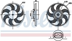 Ventilator radiator racire Nissens 85879