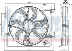 Ventilator radiator racire Nissens 85935