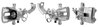 ETRIER FRANA ELSTOCK 86-0771 - Compatibil cu HONDA