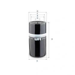 FILTRU SISTEM HIDRAULIC PRIMAR UFI 86.011.00 - Piesa auto compatibila cu mai multe marci