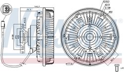 Cupla ventilator radiator Nissens 86024