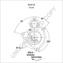 ELECTROMOTOR PRESTOLITE ELECTRIC 860618 - Compatibil cu VOLVO