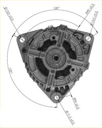 Alternator Prestolite Electric 860713GB