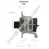 ALTERNATOR PRESTOLITE ELECTRIC 860804GB - Piesa auto compatibila cu mai multe marci