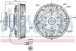 Cupla ventilator radiator Nissens 86077