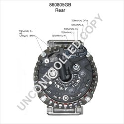 ALTERNATOR PRESTOLITE ELECTRIC 860805GB - Piesa auto compatibila cu mai multe marci