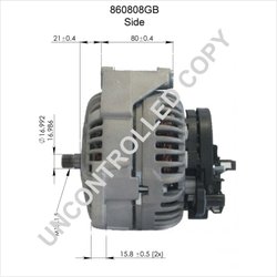 Alternator Prestolite Electric 860808GB