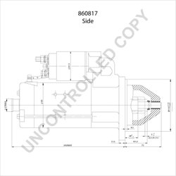 ELECTROMOTOR PRESTOLITE ELECTRIC 860817 - Compatibil cu IVECO, SCANIA