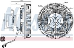 Cupla ventilator radiator Nissens 86102