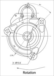 Electromotor Prestolite Electric 861035
