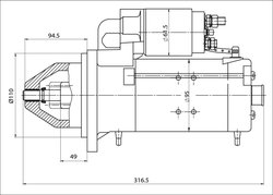 Electromotor Prestolite Electric 861035