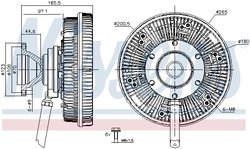 Cupla ventilator radiator Nissens 86231