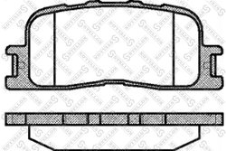 Set placute frana Stellox 865 000-SX