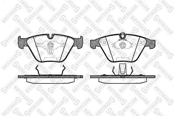 SET PLACUTE FRANA STELLOX 868 000B-SX - Compatibil cu BMW