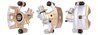 ETRIER FRANA ELSTOCK 87-0326 - Compatibil cu TOYOTA